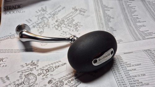 Shimano reel handle - shimano, assembly